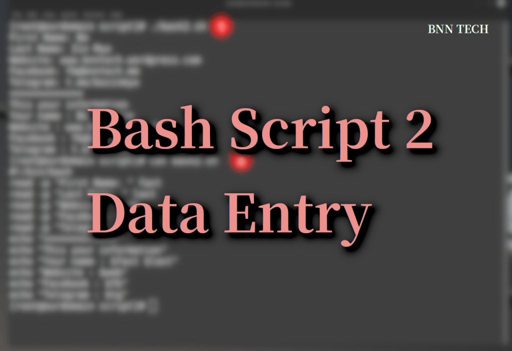 Bash script 2